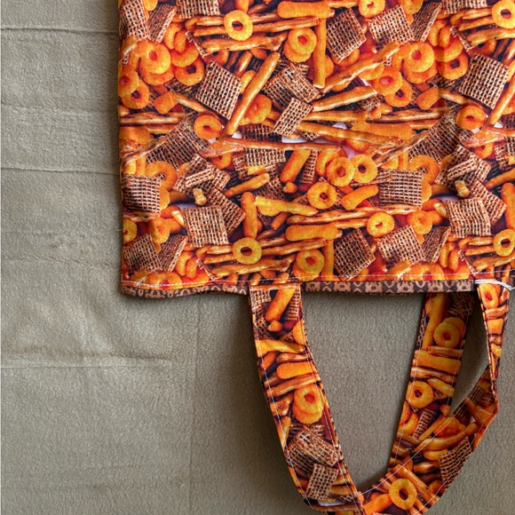 Snack Patterned handmade Tote Bag - Picture 2 of 2